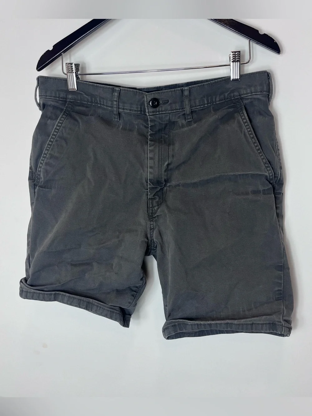 Levi's Men's 34 Cotton Casual Shorts in Slate Gray Grunge